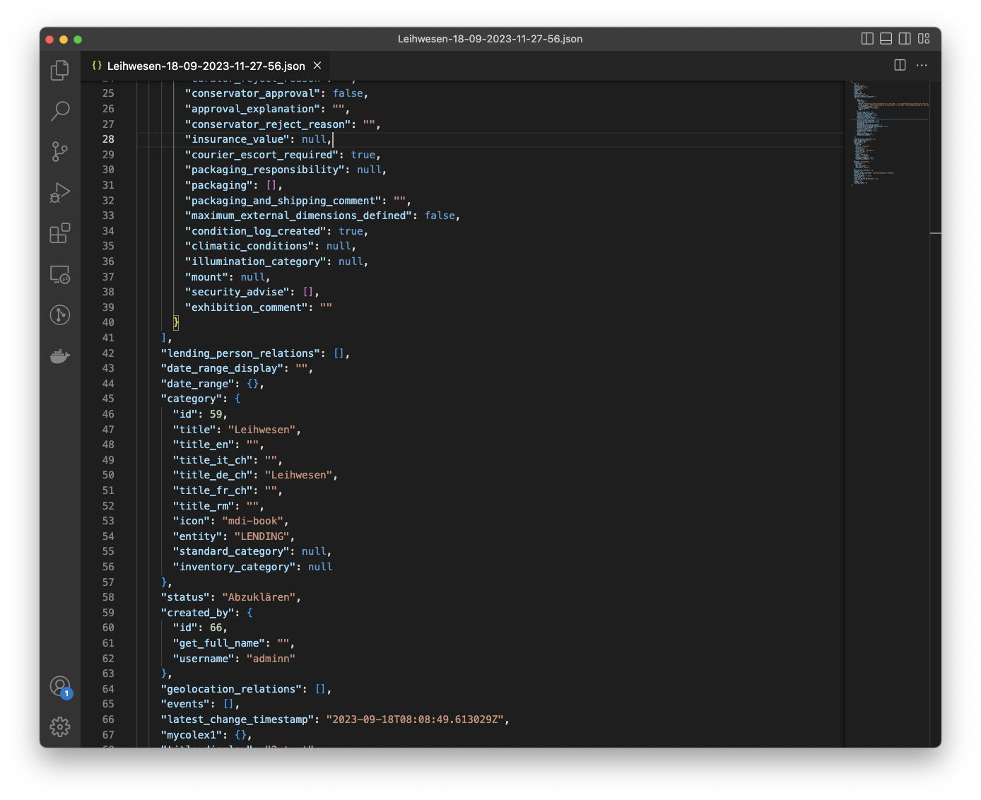 JSON VS Code